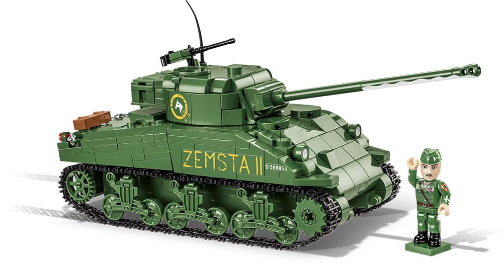 Sherman IC Firefly 'Zemsta II' brick tank model - COBI 2276 - 600 bricks - Image 2