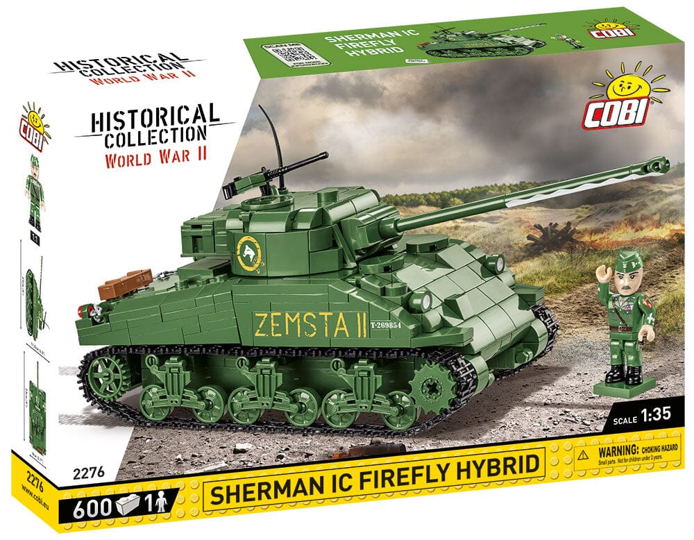 Sherman IC Firefly 'Zemsta II' brick tank model - COBI 2276 - 600 bricks - Image 3