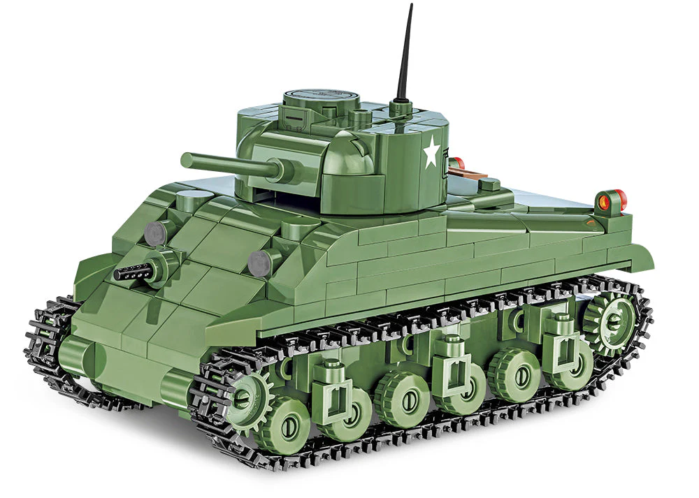 Sherman M4A1 brick tank model - COBI 2715 - 312 Bricks - Image 2