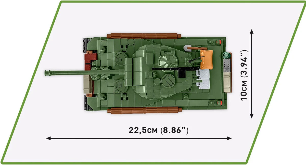 Sherman M4A3E8 (76)W brick tank model- COBI 3118 - 865 bricks - Image 6