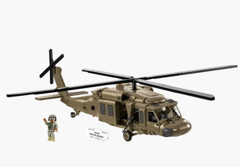 Sikorsky UH-60 Black Hawk helicopter brick model - COBI 5906 - 928 bricks