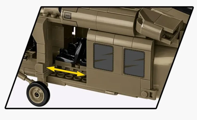 Sikorsky UH-60 Black Hawk helicopter brick model - COBI 5906 - 928 bricks - Image 8