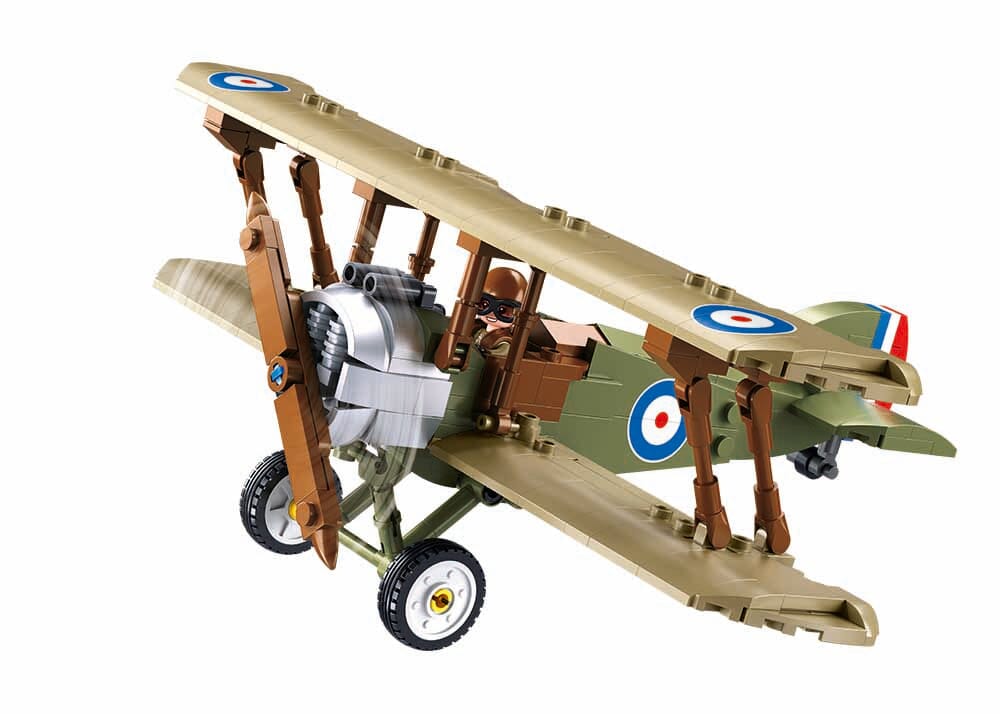 Sopwith Camel brick model plane - Sluban M38-B1293 - 293 bricks