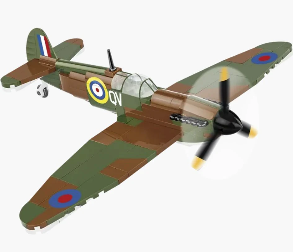 Spitfire MK.I N3200 brick plane model - COBI 5868 - 155 bricks
