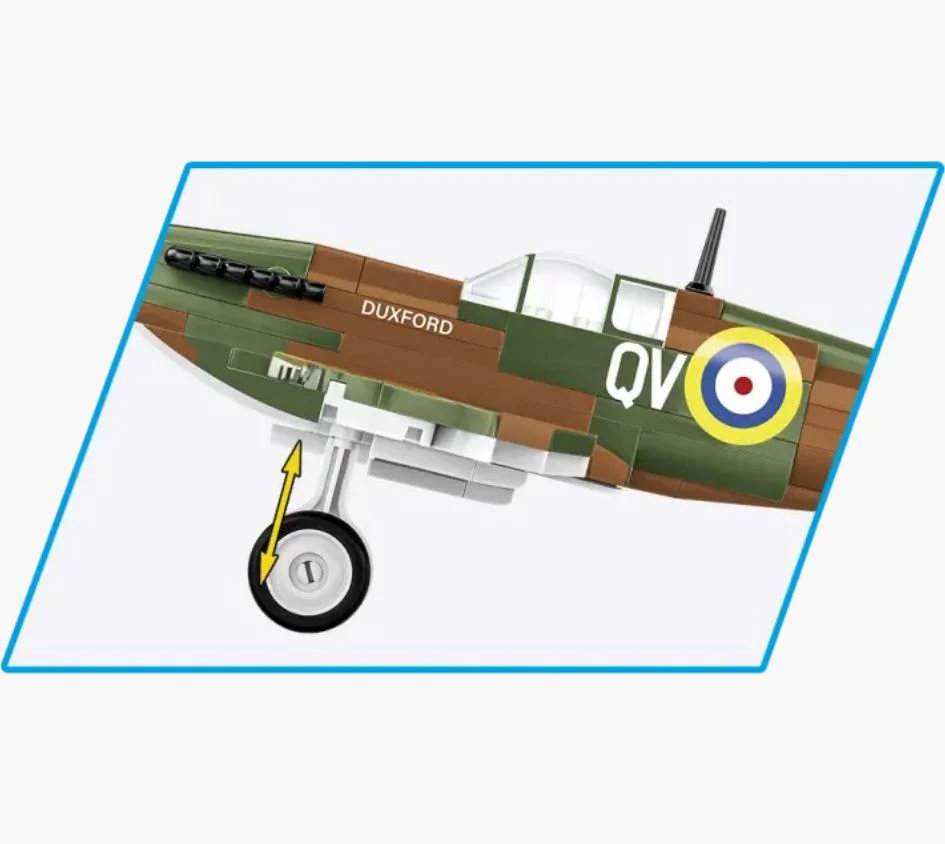 Spitfire MK.I N3200 brick plane model - COBI 5868 - 155 bricks - Image 6