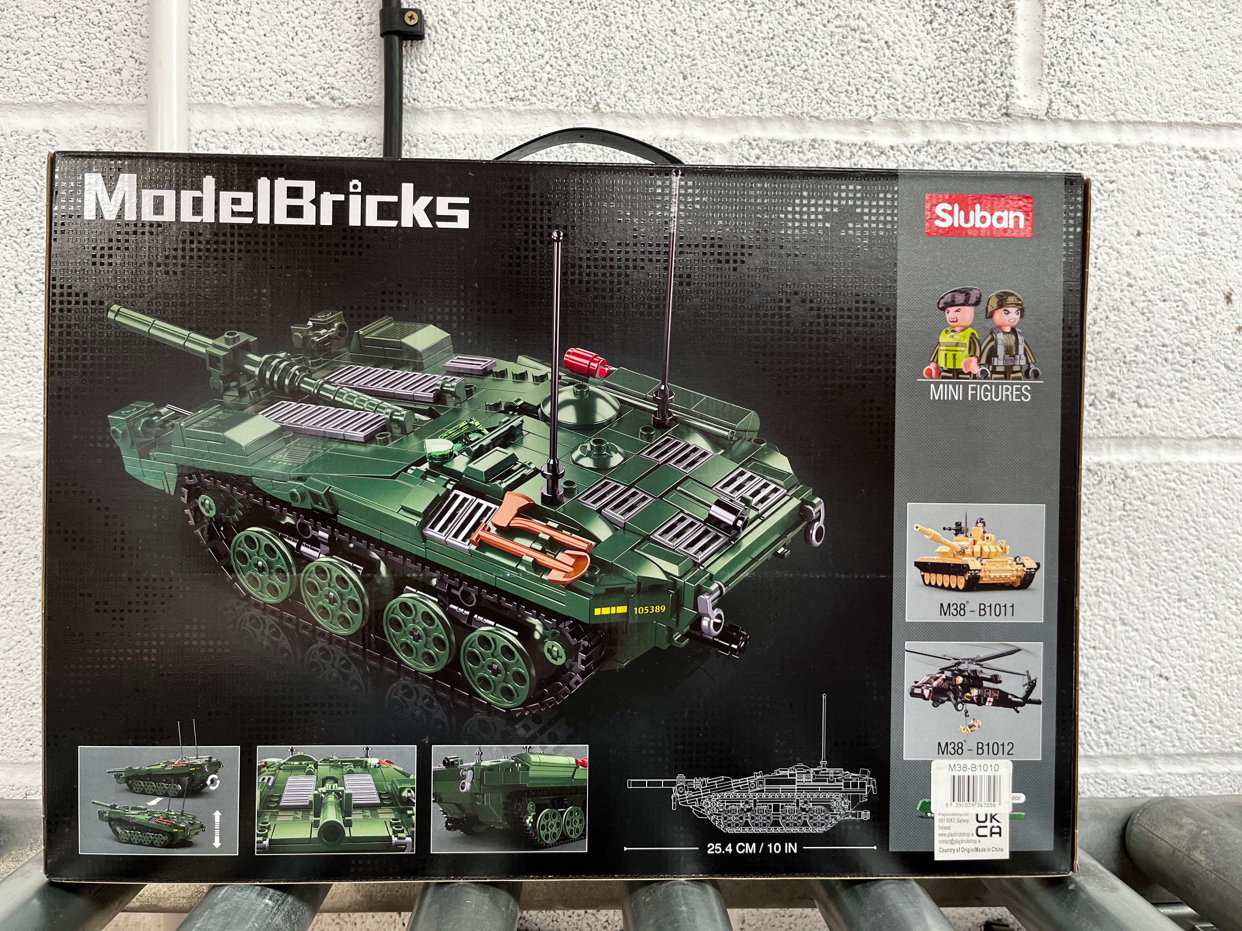 STRV103 brick tank model - Sluban M38-B1010 - 692 bricks - Image 7