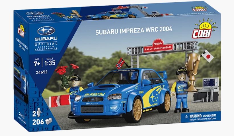 Subaru Impreza WRC 2004 car brick model - COBI 24652 - 206 bricks - Image 6