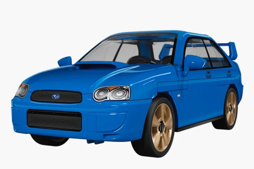 Subaru Impreza WRX car brick model - COBI 24648 - 67 bricks - Image 3