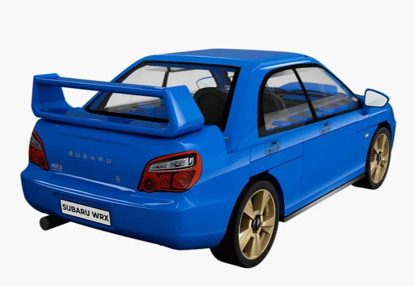 Subaru Impreza WRX car brick model - COBI 24648 - 67 bricks - Image 6