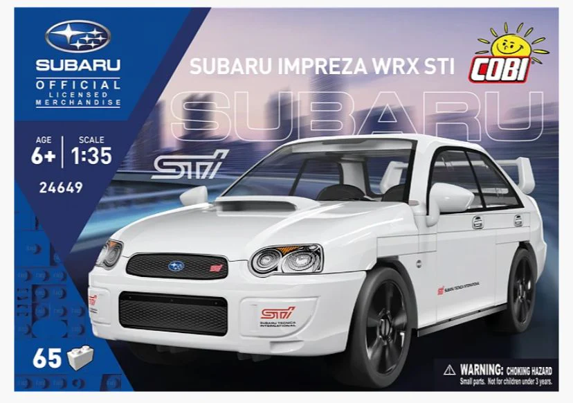 Subaru Impreza WRX STI car brick model - COBI 24649 - 65 bricks - Image 8