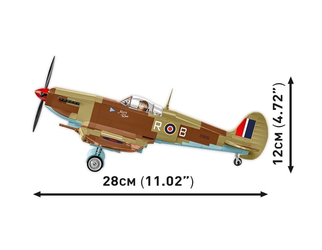 Supermarine Spitfire Mk.IXe plane brick model - COBI 5764 - 364 bricks - Image 6