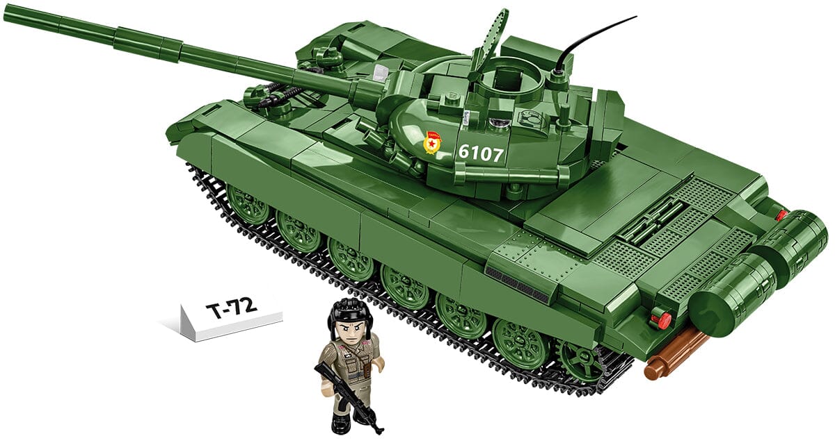 T-72 M1 DDR & RU brick tank model  - COBI 2625 - 678 bricks - Image 2