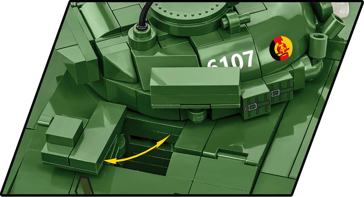 T-72 M1 DDR & RU brick tank model  - COBI 2625 - 678 bricks - Image 8