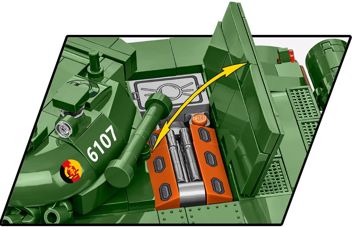 T-72 M1 DDR & RU brick tank model  - COBI 2625 - 678 bricks - Image 9