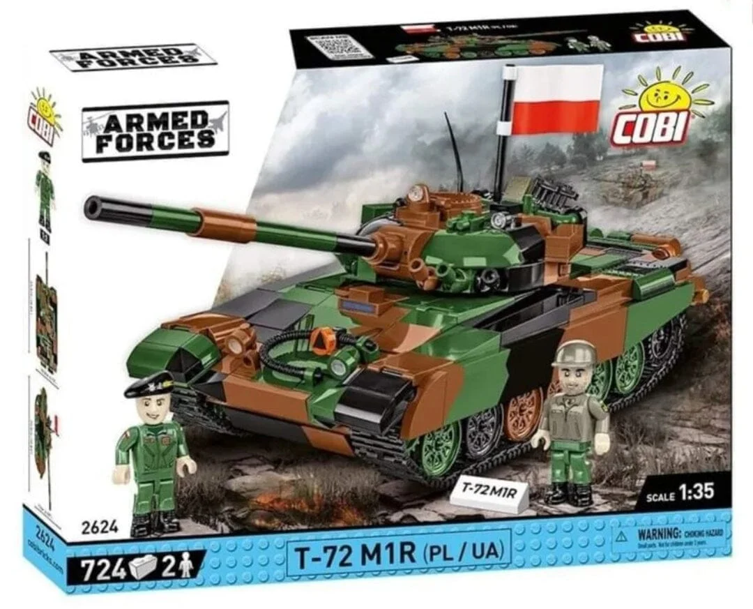 T-72 M1R brick tank model  - COBI 2624 - 724 bricks - Image 3