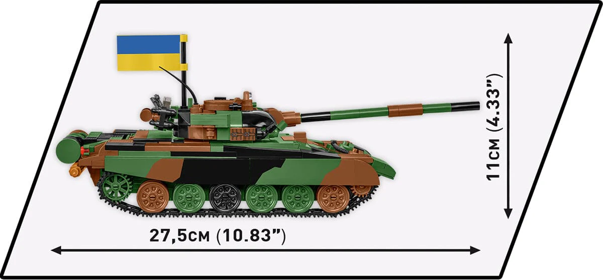 T-72 M1R brick tank model  - COBI 2624 - 724 bricks - Image 5