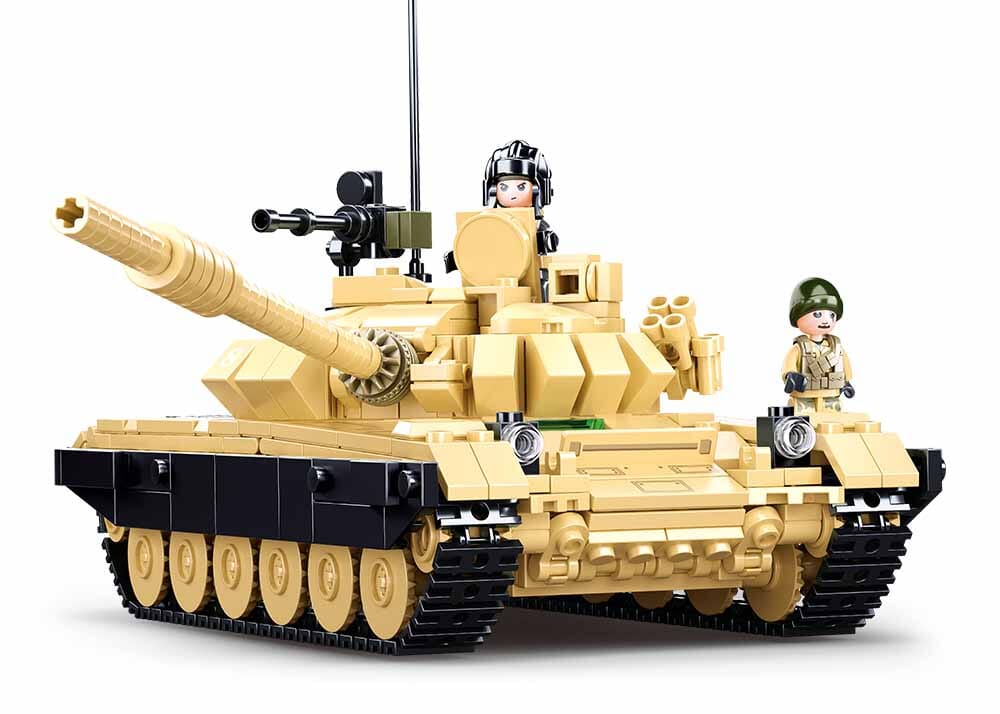 T-72B3  brick tank model - Sluban M38-B1011 - 770 bricks