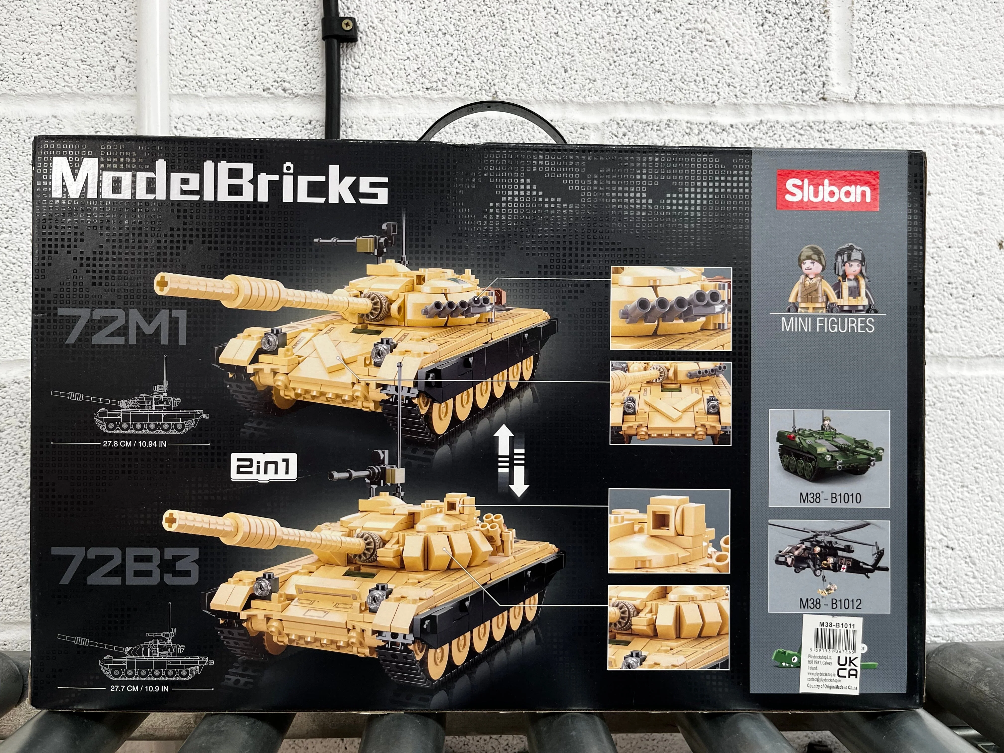 T-72B3  brick tank model - Sluban M38-B1011 - 770 bricks - Image 7