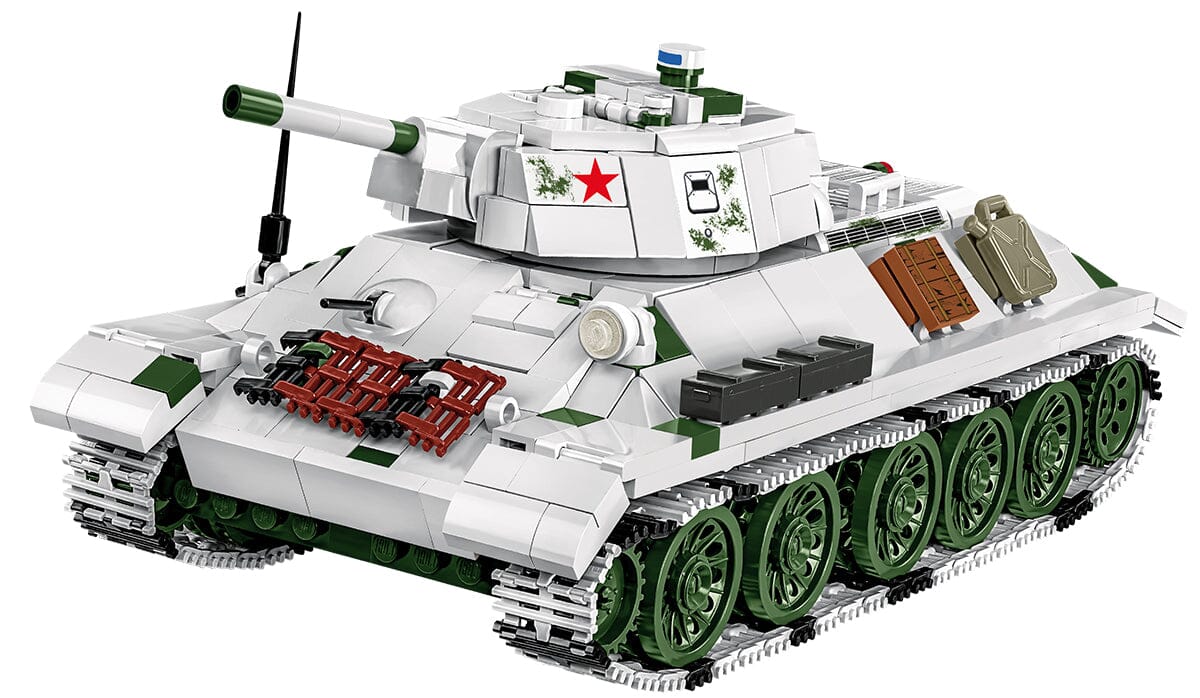 T34/76 mod. 1941/1942 brick tank model - COBI 2595 - 852 bricks