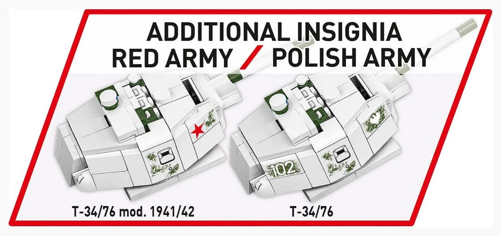 T34/76 mod. 1941/1942 brick tank model - COBI 2595 - 852 bricks - Image 8