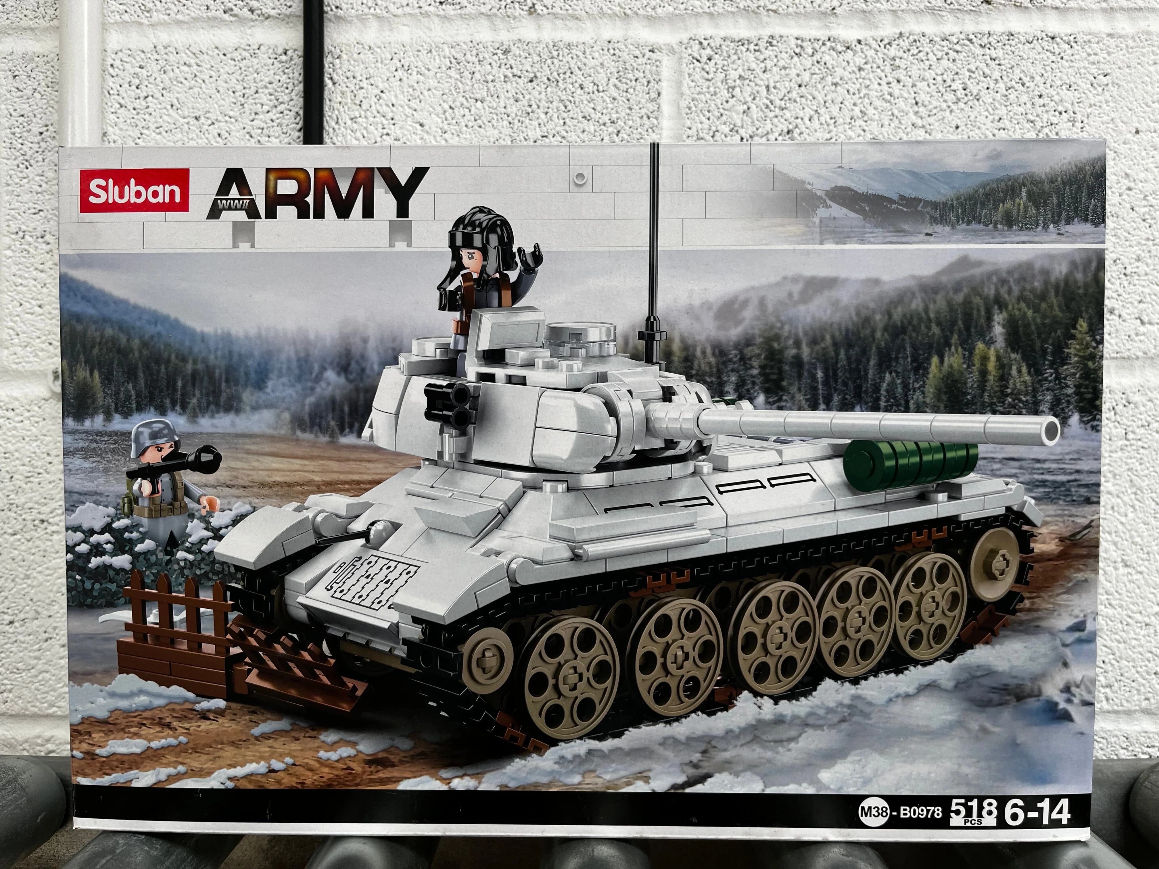 T34/85 Medium tank model - Sluban M38-B0978 - 518 bricks - Image 6