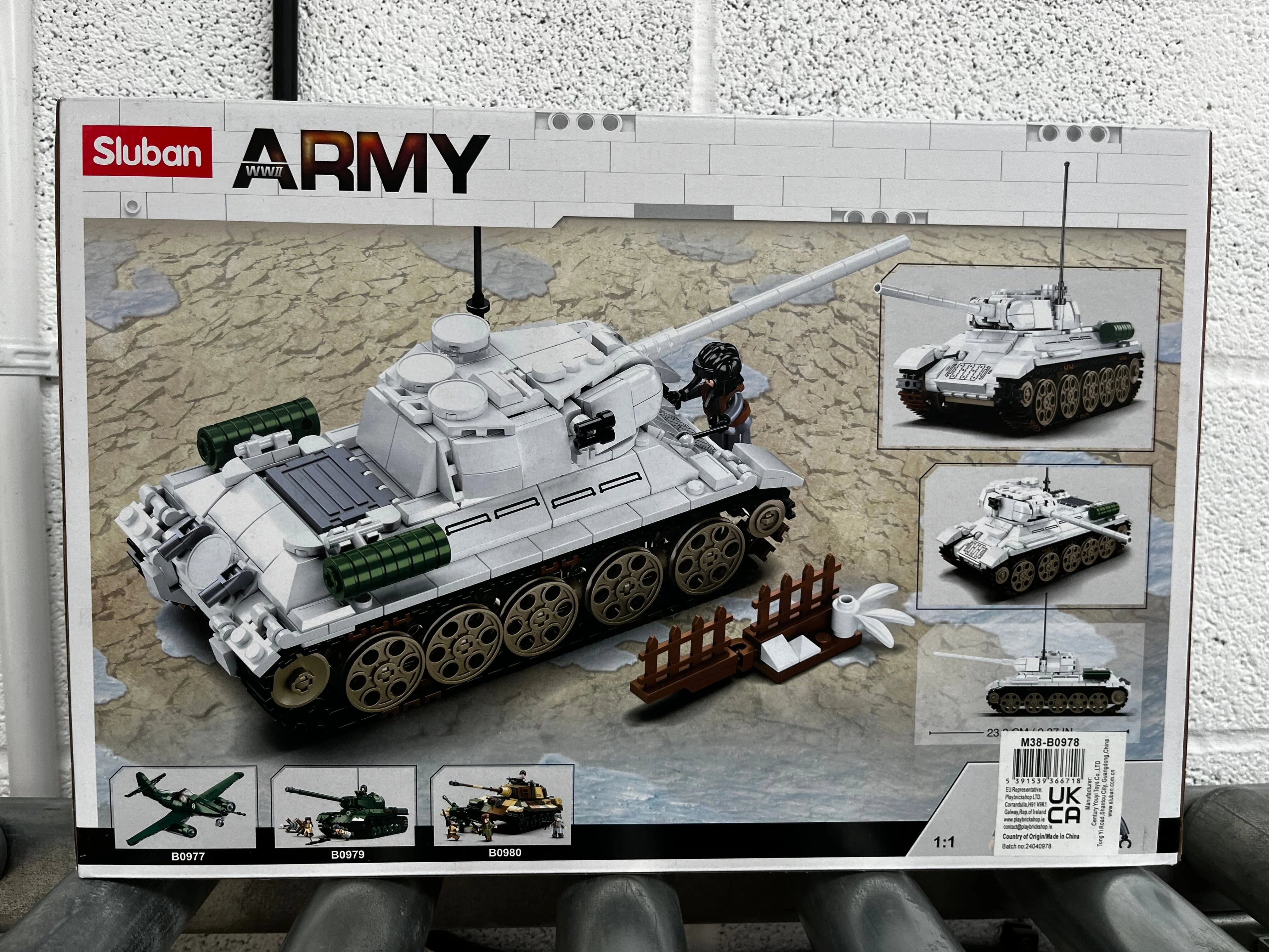 T34/85 Medium tank model - Sluban M38-B0978 - 518 bricks - Image 7