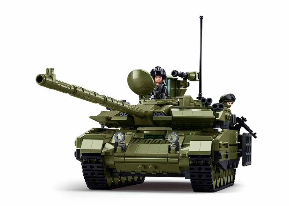 T90M-S brick tank model - Sluban M38-B1377 - 811 bricks - Image 2