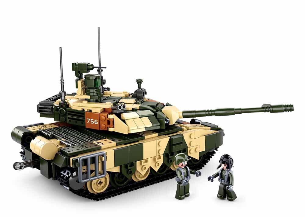 T90MS brick tank model - Sluban M38-B0756 - 758 bricks - Image 3