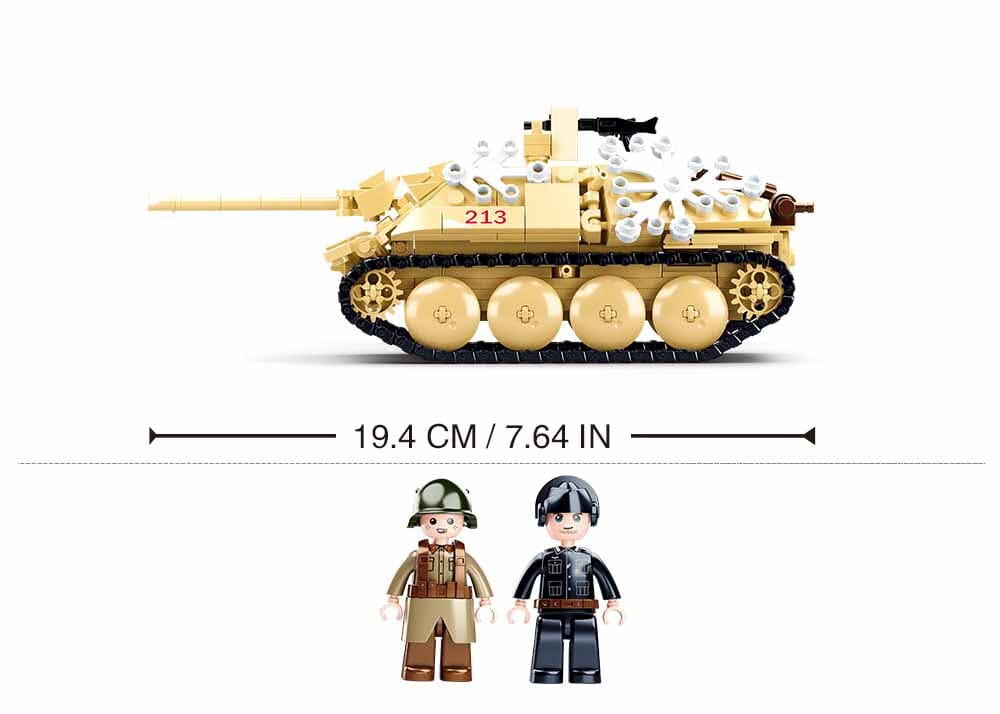 Tank Destroyer brick model - Sluban M38-B0976 - 344 bricks - Image 4