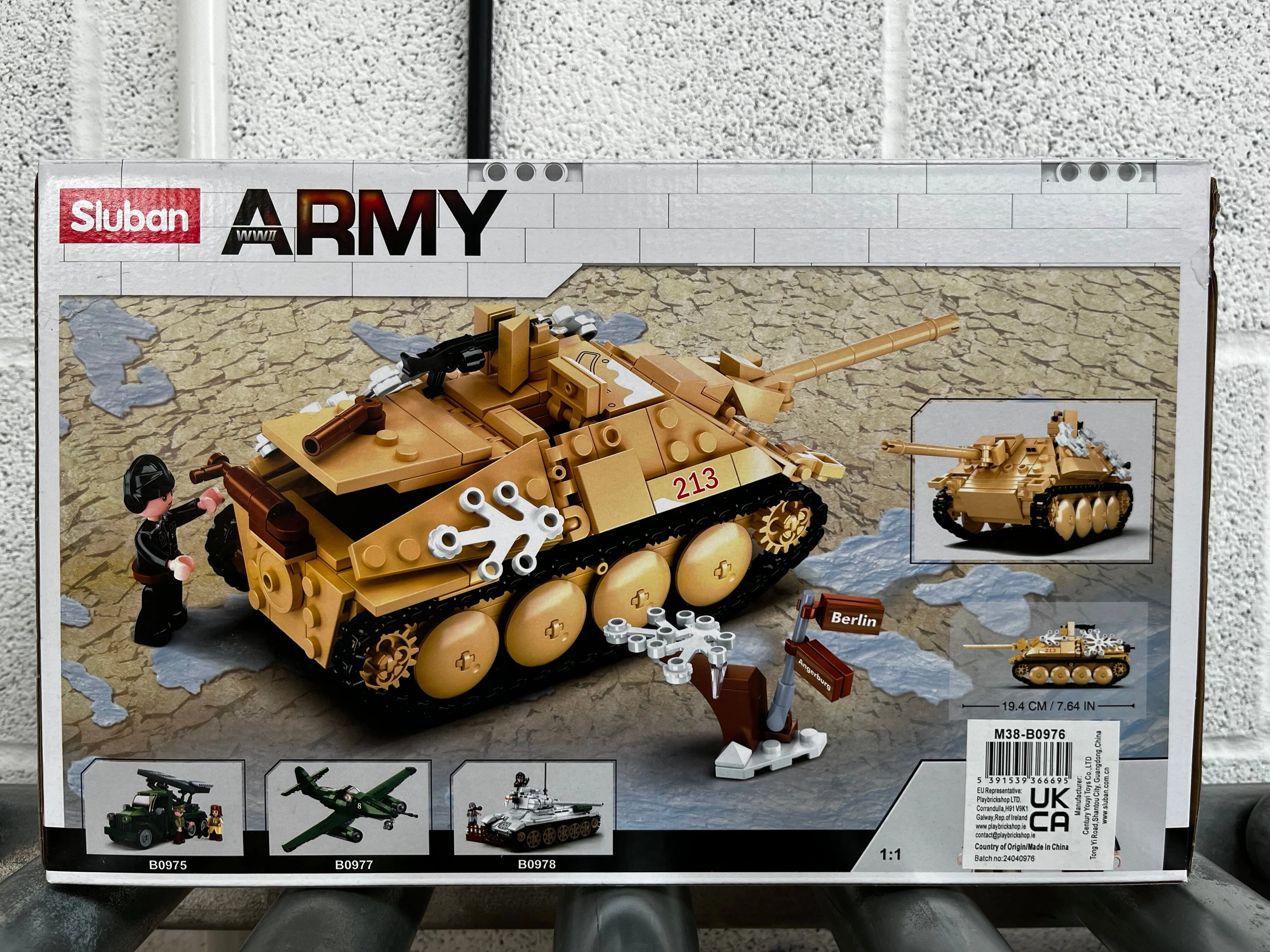 Tank Destroyer brick model - Sluban M38-B0976 - 344 bricks - Image 7