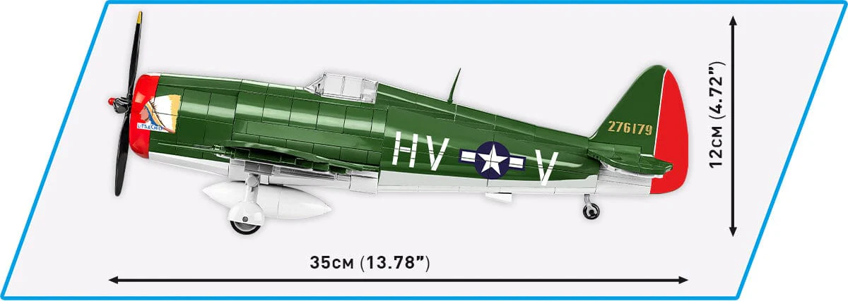 Thunderbolt P-47 brick plane model - COBI 5737 - 475 bricks - Image 5