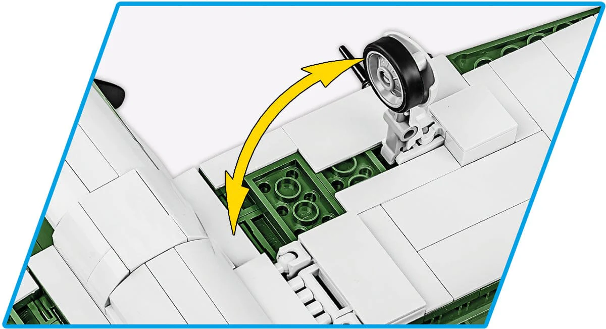 Thunderbolt P-47 brick plane model - COBI 5737 - 475 bricks - Image 8
