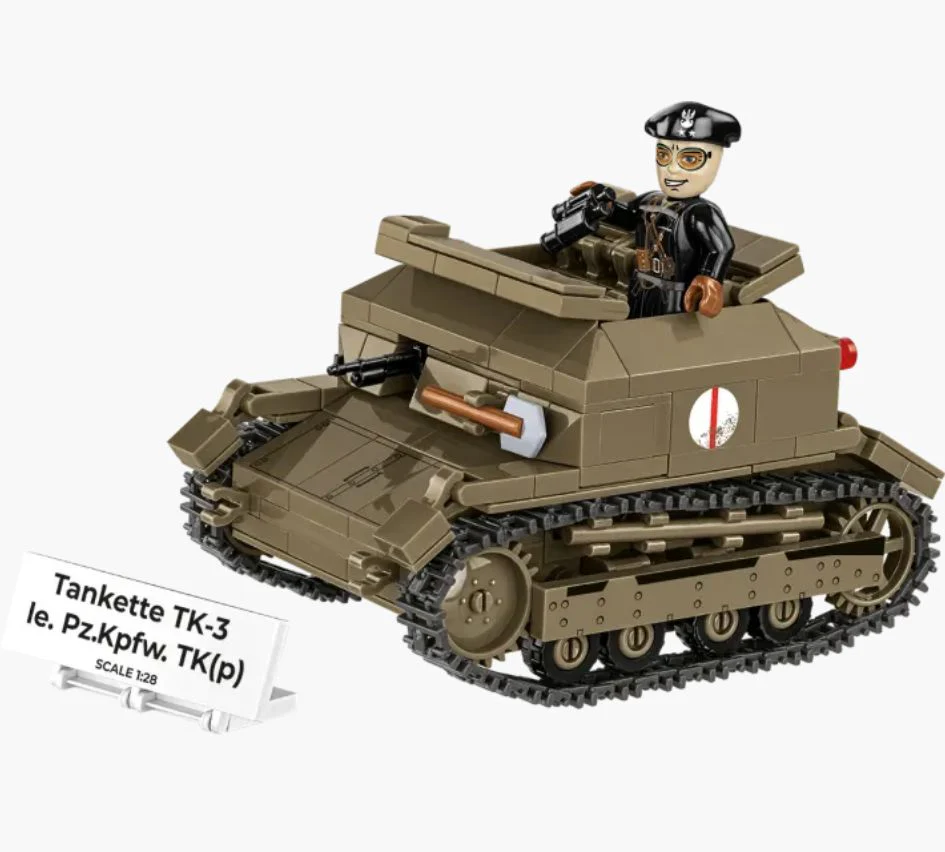 TK-3 Tankette brick model - COBI 2658 - 323 bricks