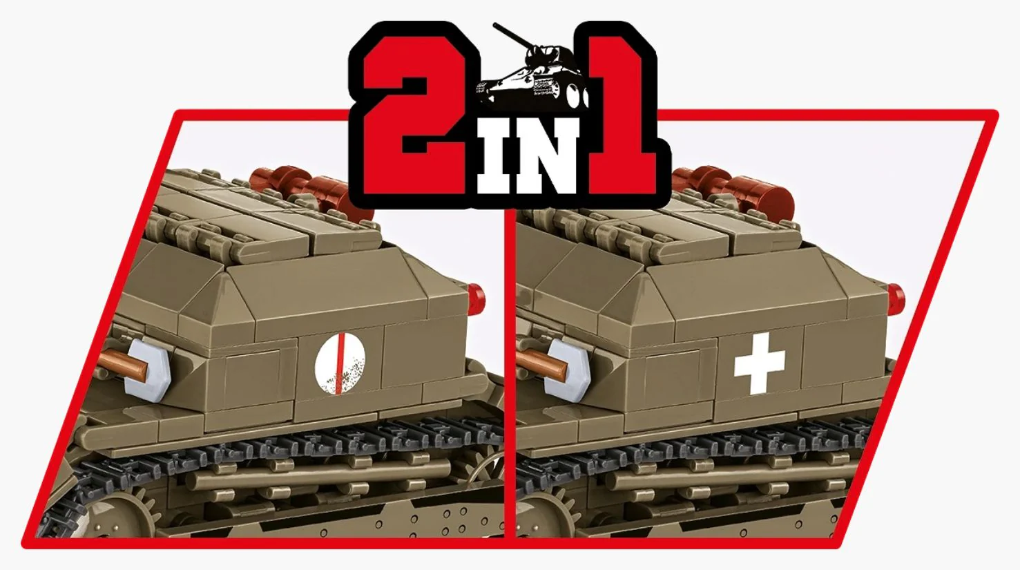 TK-3 Tankette brick model - COBI 2658 - 323 bricks - Image 11