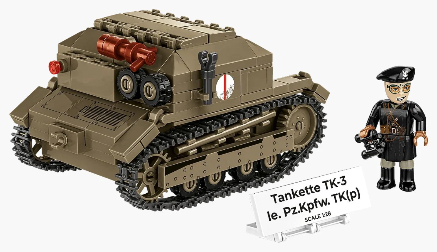 TK-3 Tankette brick model - COBI 2658 - 323 bricks - Image 2