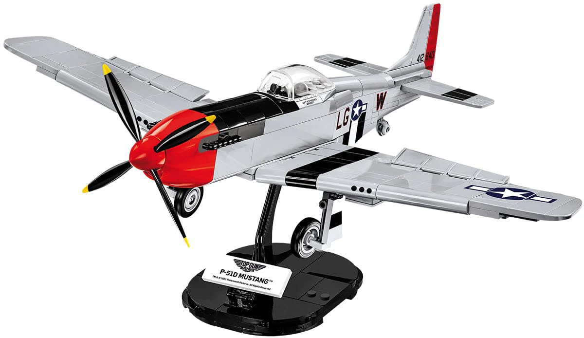 Top Gun Mustang P-51D plane brick model - COBI 5846 - 350 bricks - Image 10
