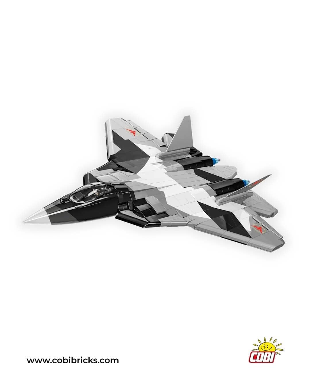 Top Gun SU-57 Felon brick plane model - COBI 5921 - 816 bricks - Image 4