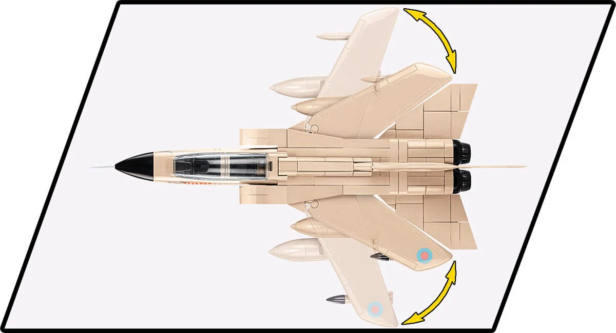 Tornado GR1 "MIG Eater" brick plane model - COBI 5854 - 527 bricks - Image 7