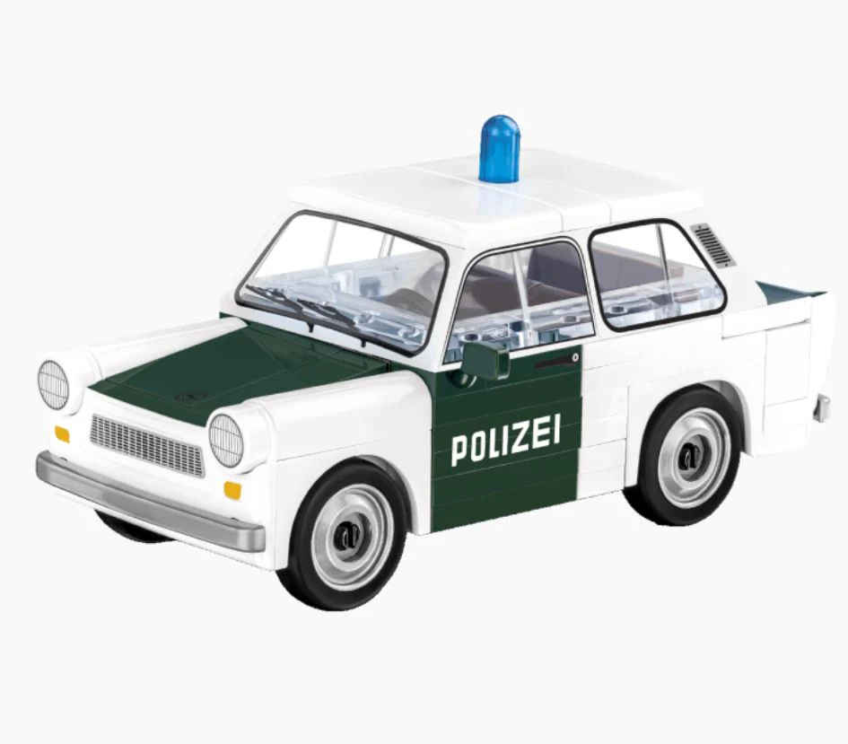 Trabant 601 Polizei brick model car - COBI 24541 - 82 bricks