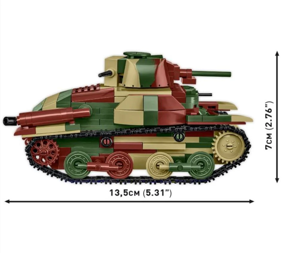 Type 95 Ha-Go tank brick model - COBI 3115 - 380 bricks - Image 4