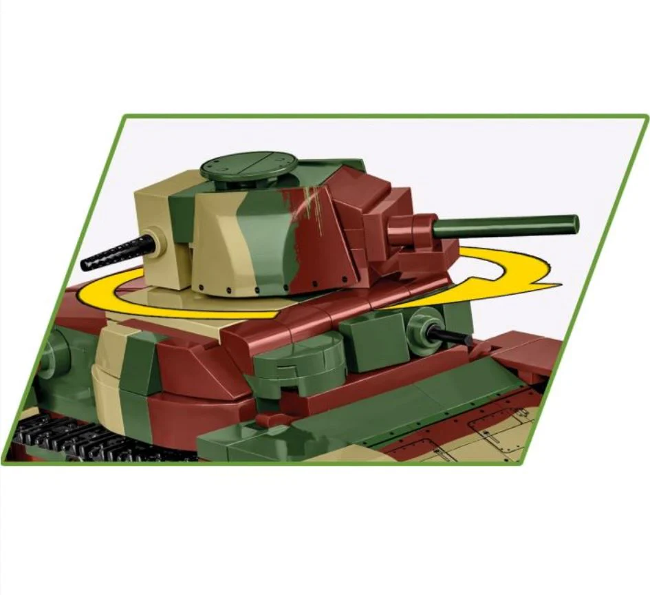 Type 95 Ha-Go tank brick model - COBI 3115 - 380 bricks - Image 6
