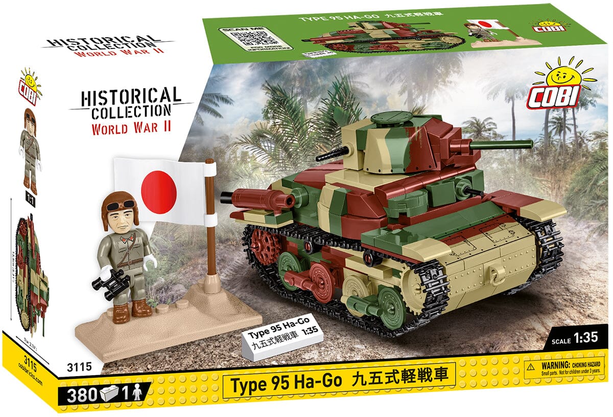 Type 95 Ha-Go tank brick model - COBI 3115 - 380 bricks - Image 8