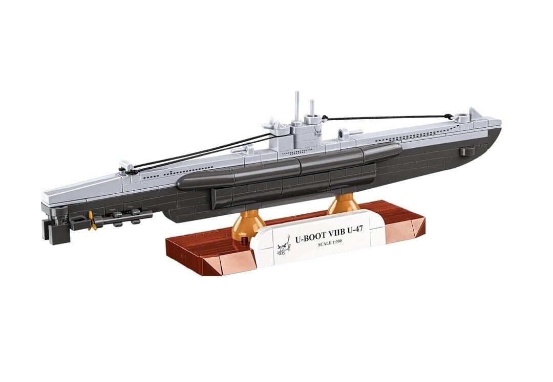 U-BOOT U-47 VIIB submarine brick model - COBI 4858 - 165 bricks