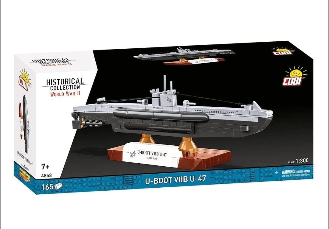 U-BOOT U-47 VIIB submarine brick model - COBI 4858 - 165 bricks - Image 5