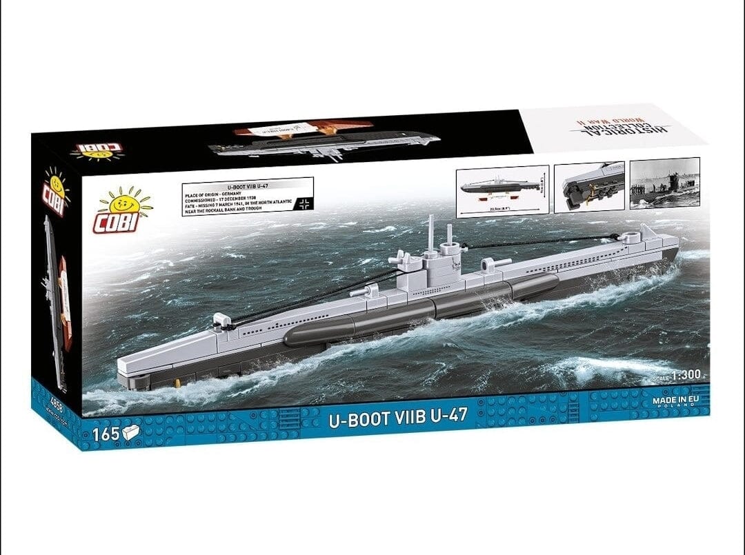 U-BOOT U-47 VIIB submarine brick model - COBI 4858 - 165 bricks - Image 6