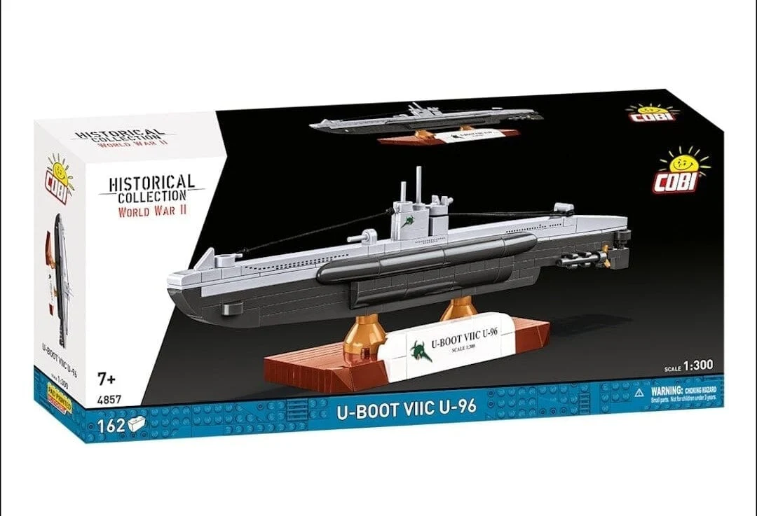 U-Boot VIIC U-96 submarine brick model - COBI 4857 - 162 bricks