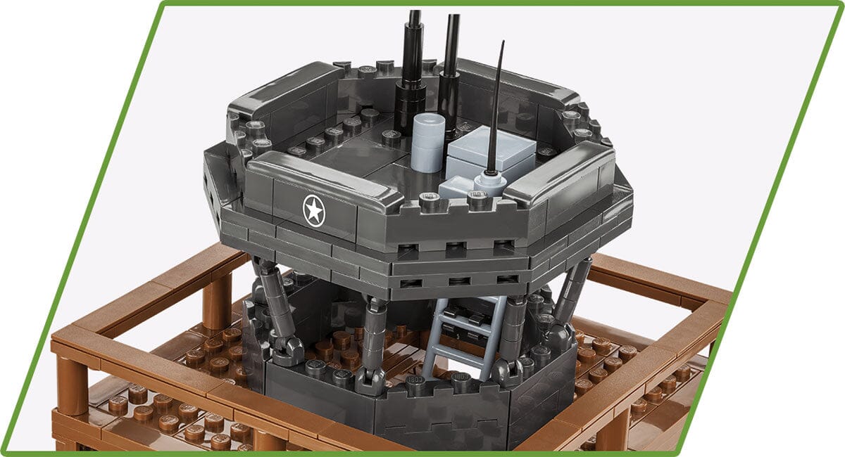 US Control Tower brick model - COBI 3125 - 664 bricks - Image 5