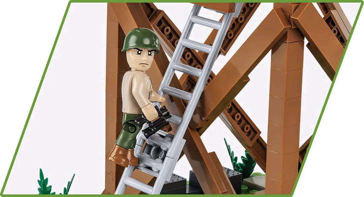 US Control Tower brick model - COBI 3125 - 664 bricks - Image 6