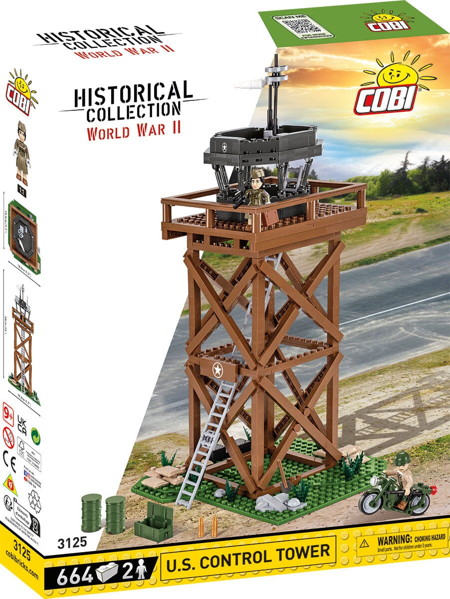 US Control Tower brick model - COBI 3125 - 664 bricks - Image 7
