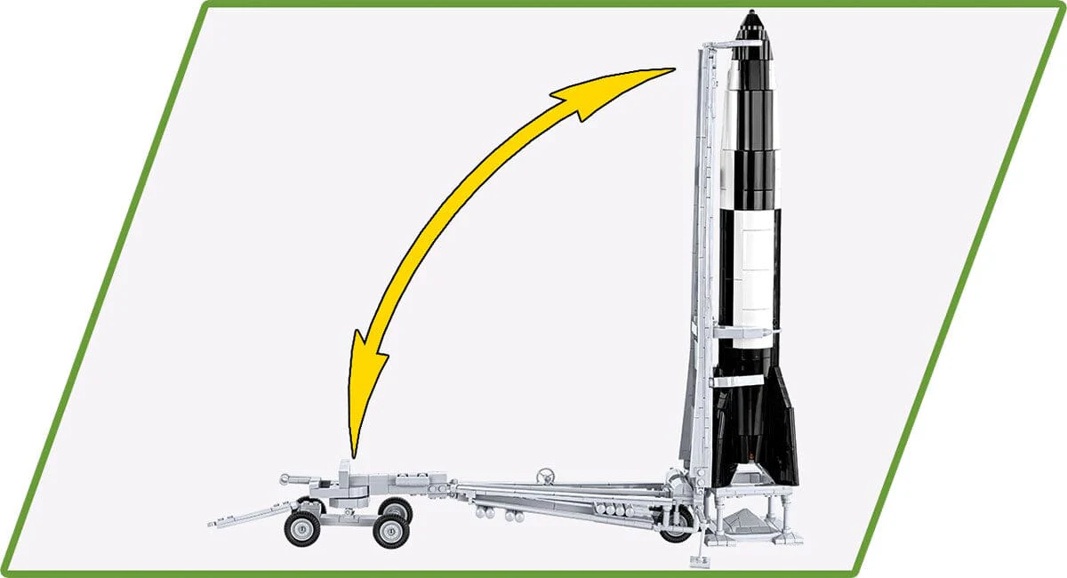 V2 rocket on Meiller vehicle brick model - COBI 3120 - 1210 bricks EXECUTIVE EDITION - Image 4